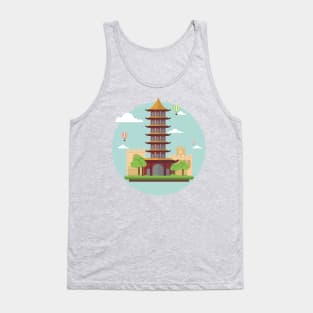 the asian tower Tank Top